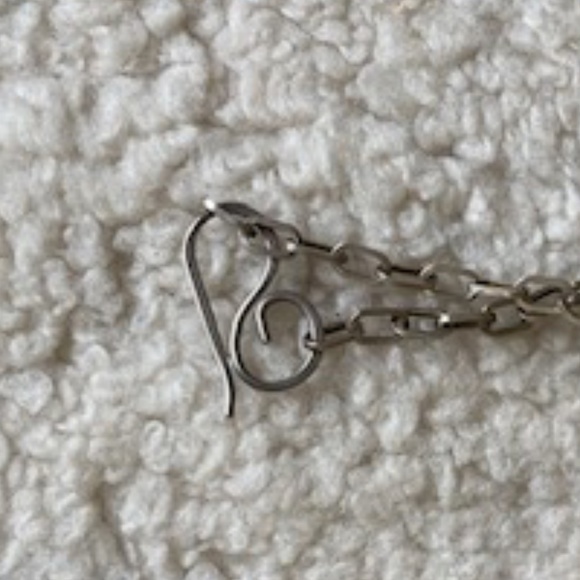 Lara Gordon Petrified Wood and Sterling Silver Chain Necklace - Picture 5 of 7